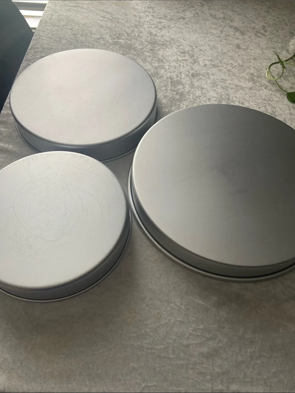 Wilton 3 Round Cake Pans 10” 12” & 14” wedding cake set